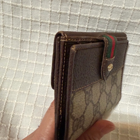 Gucci GG Monogram Canvas Leather Wallet - Picture 14 of 16